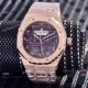 New Replica Audemars Piguet Royal Oak Watch - Rose Gold Frosted Silver Dial (2)_th.jpg